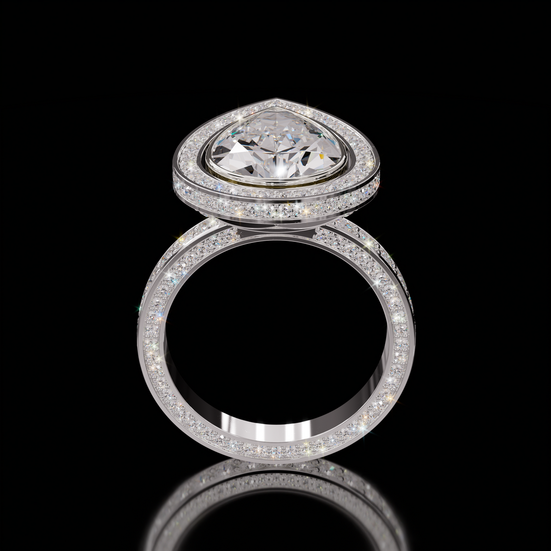 Marilyn Rockstar 5.00ct Pear Diamond Ring