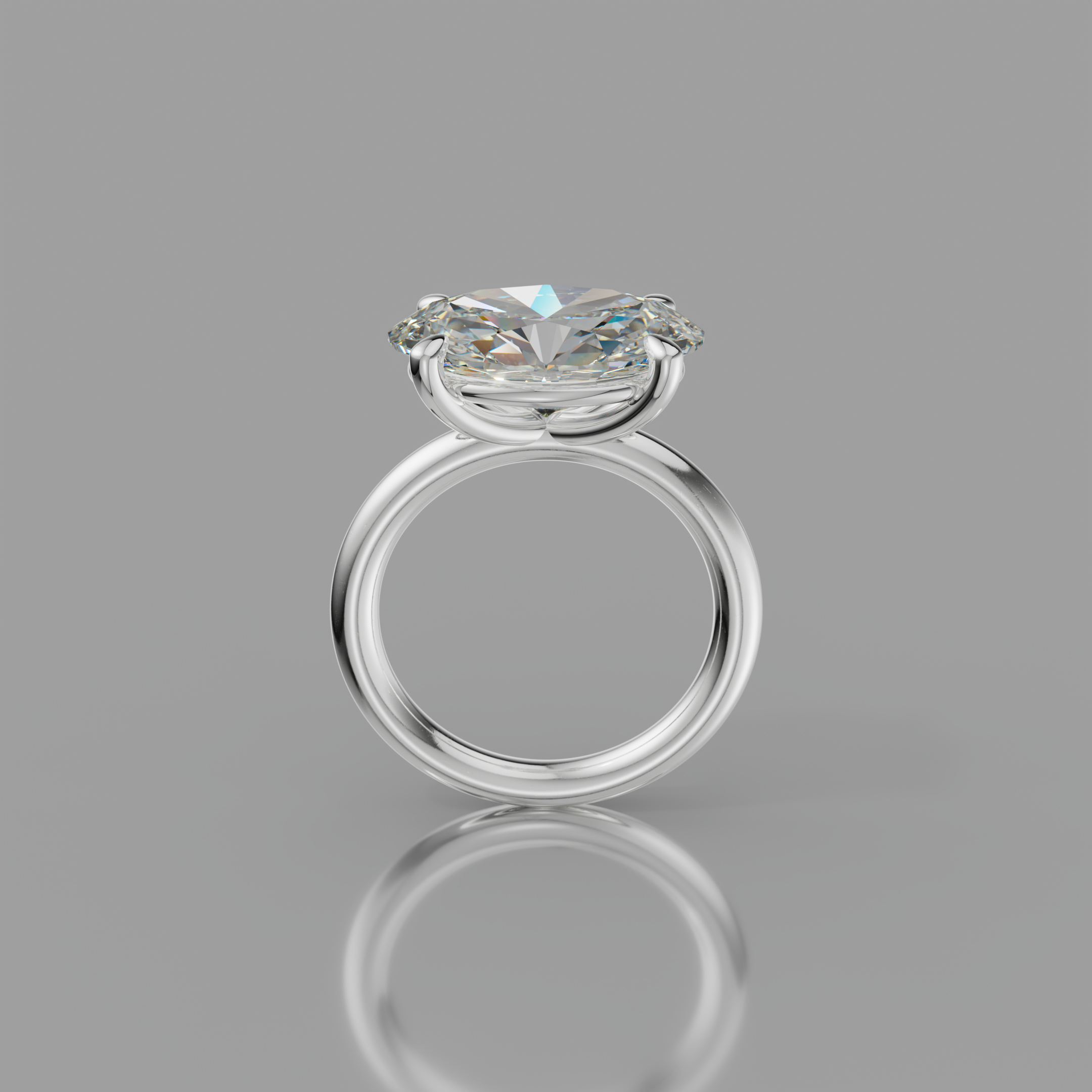 Chloe Rockstar 5.02ct Oval Diamond Ring