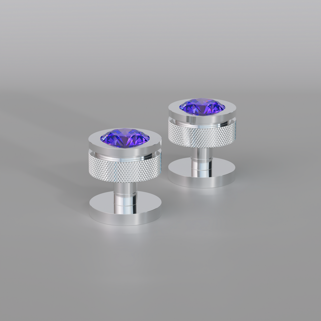 Superalloy Cufflinks Purple