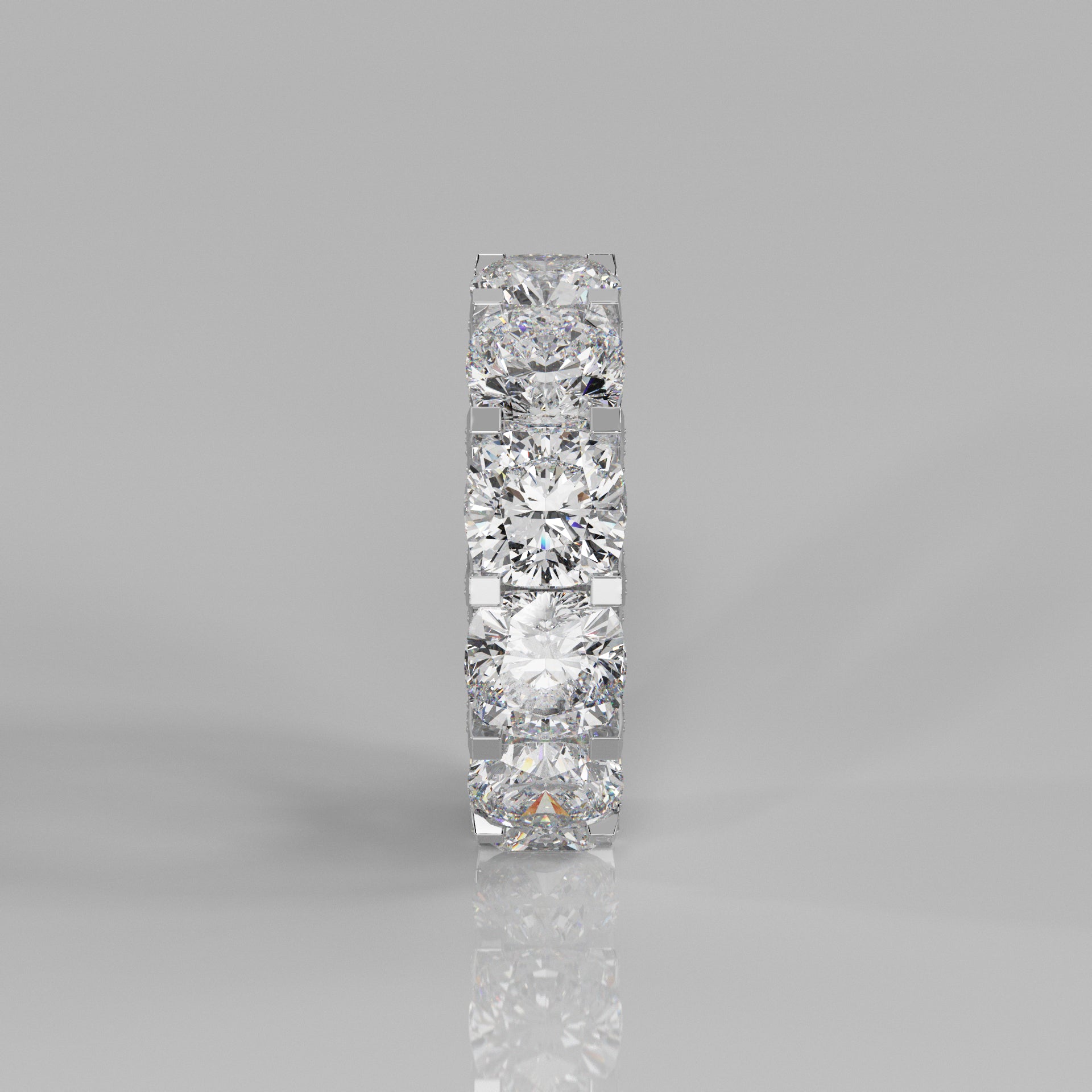 Rockstar Forever Ring - Cushion Diamond Pavé - Mark Gold