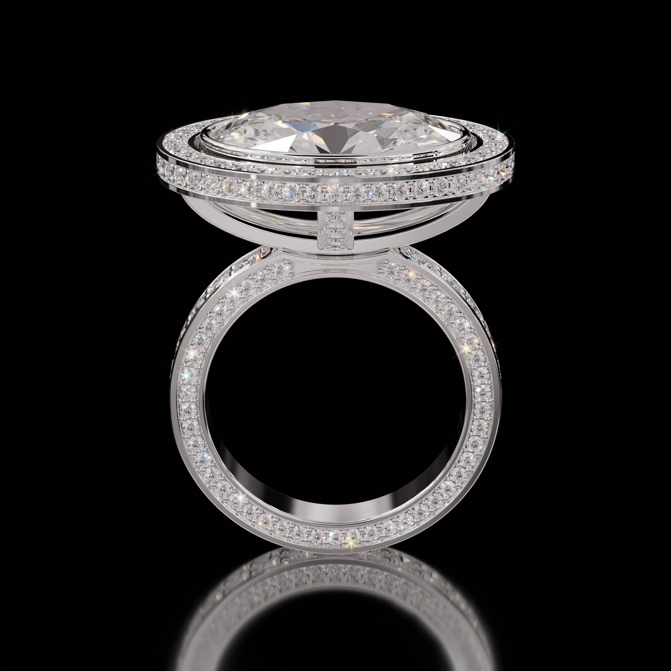 Marilyn Rockstar 5.00ct Oval Diamond Ring