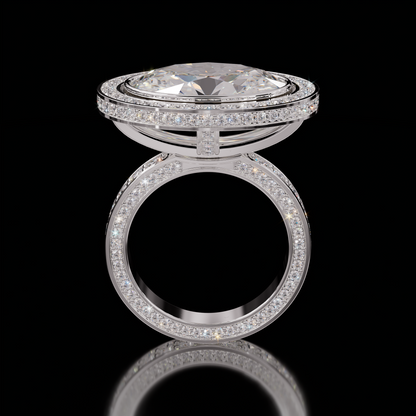 Marilyn Rockstar 5.00ct Oval Diamond Ring