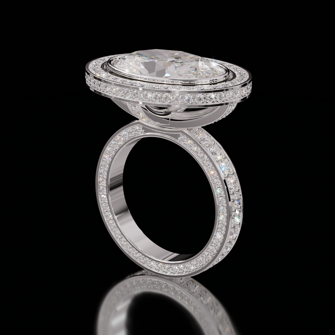 Marilyn Rockstar 5.00ct Oval Diamond Ring