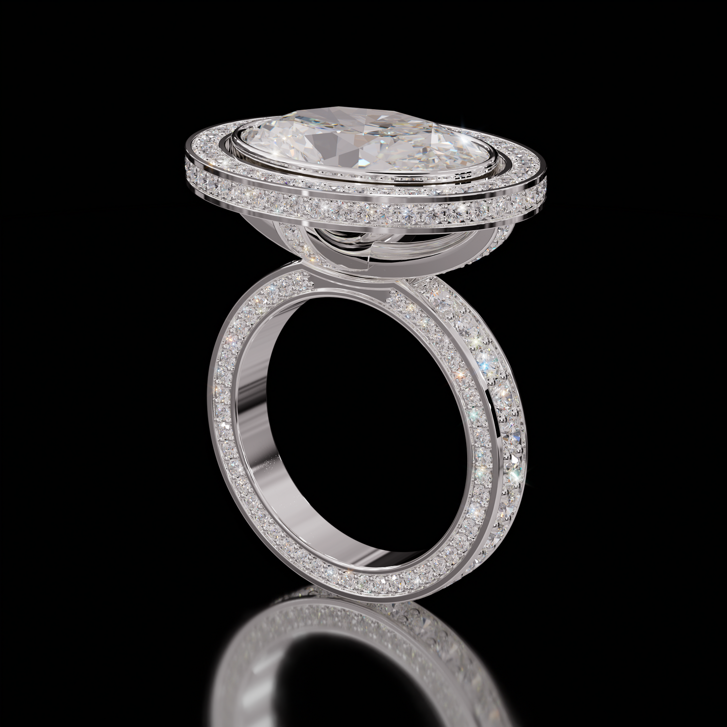 Marilyn Rockstar 5.00ct Oval Diamond Ring