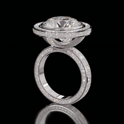 Marilyn Rockstar 5.31ct Round Diamond Ring