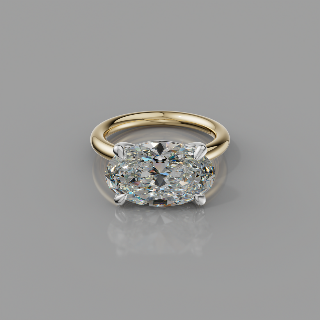 Chloe Rockstar 5.02ct Oval Diamond Ring