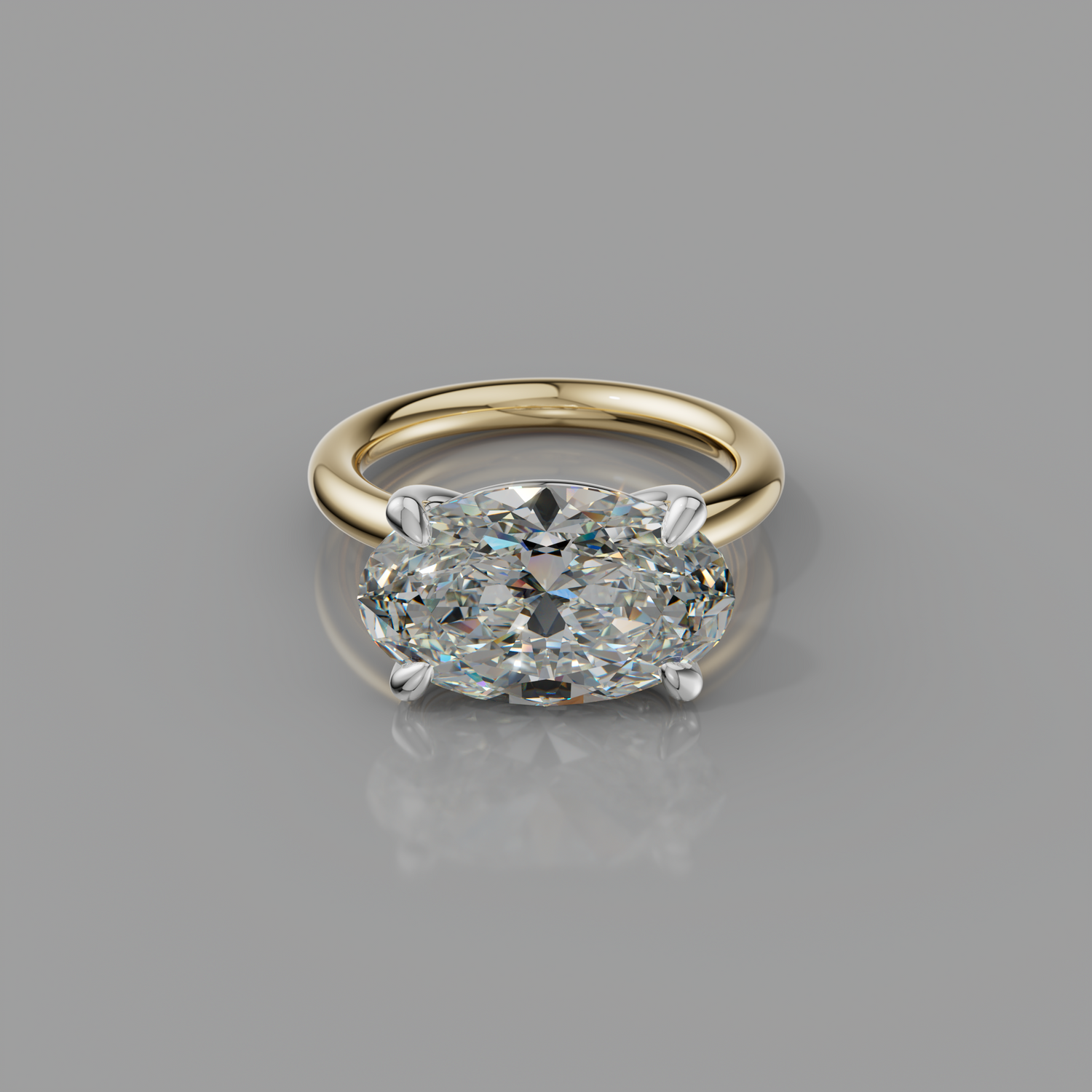 Chloe Rockstar 5.02ct Oval Diamond Ring