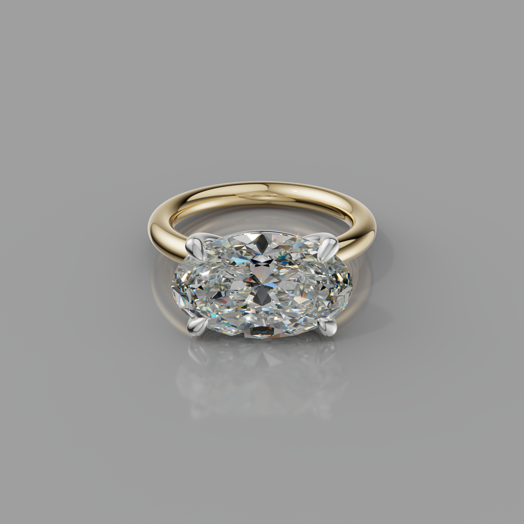 Chloe Rockstar 5.02ct Oval Diamond Ring