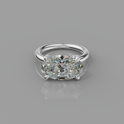 Chloe Rockstar 5.02ct Oval Diamond Ring