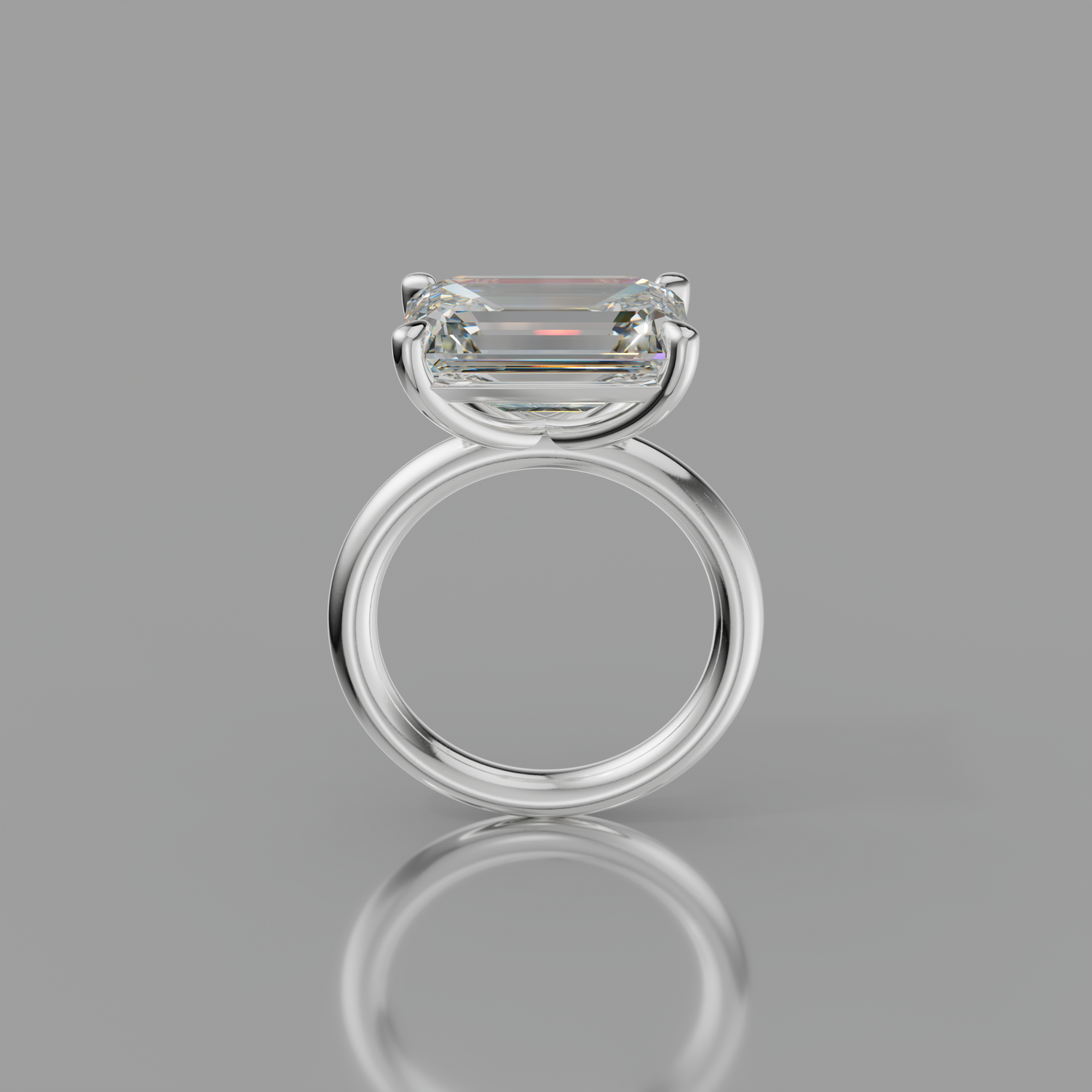 Chloe Rockstar 6.75ct Emerald Diamond Ring