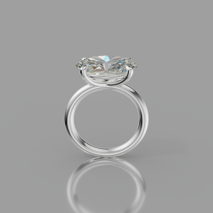 Chloe Rockstar 5.02ct Oval Diamond Ring