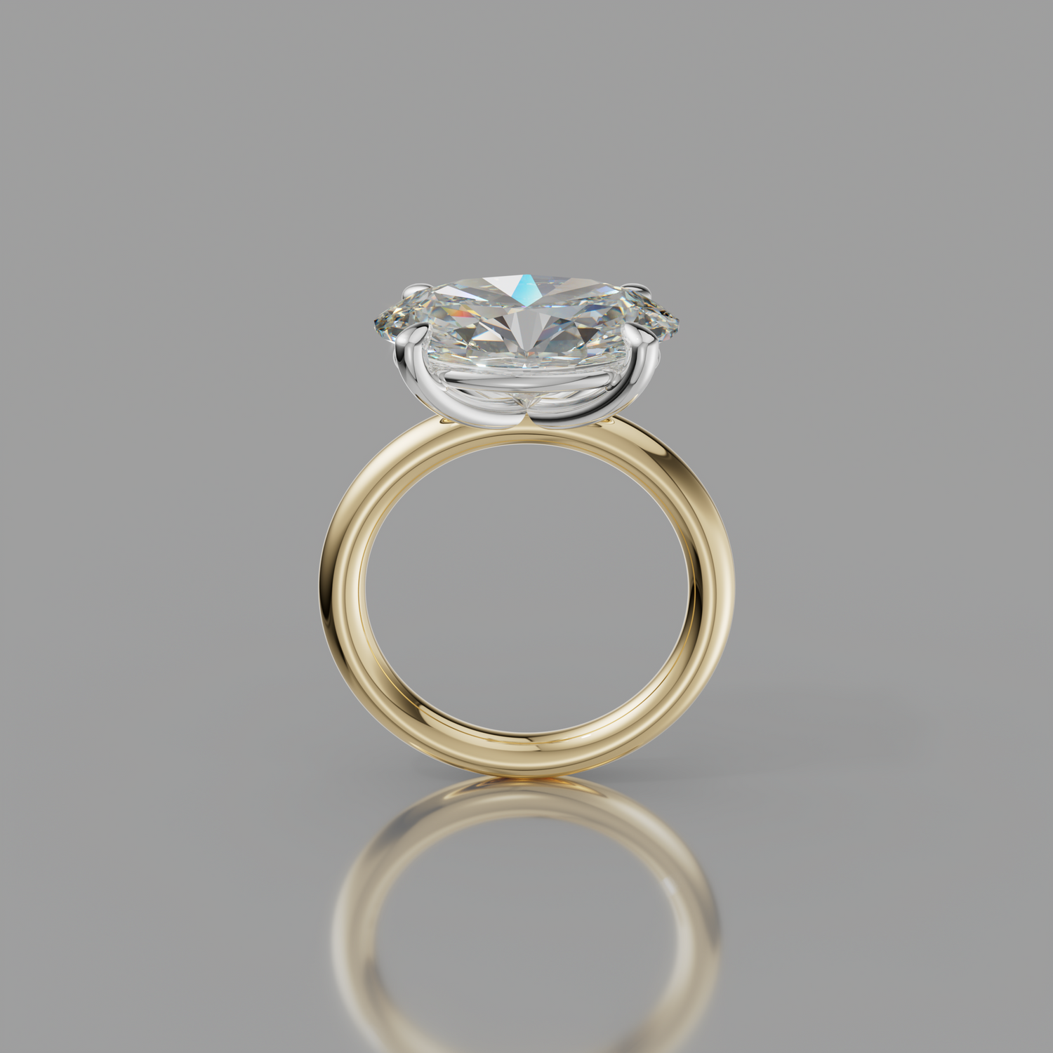 Chloe Rockstar 5.02ct Oval Diamond Ring