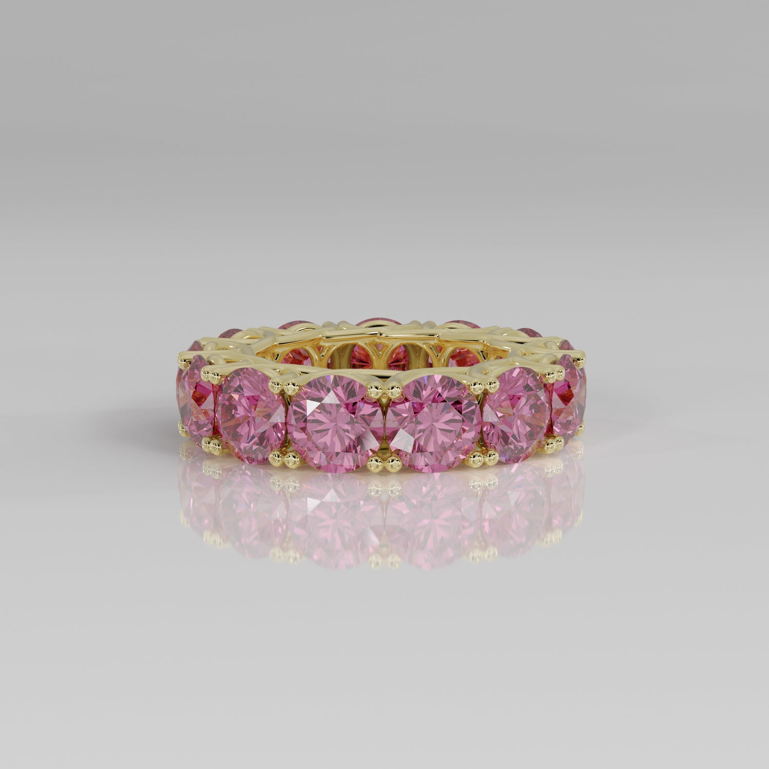Rockstar Forever Ring - Pink Sapphire - Mark Gold