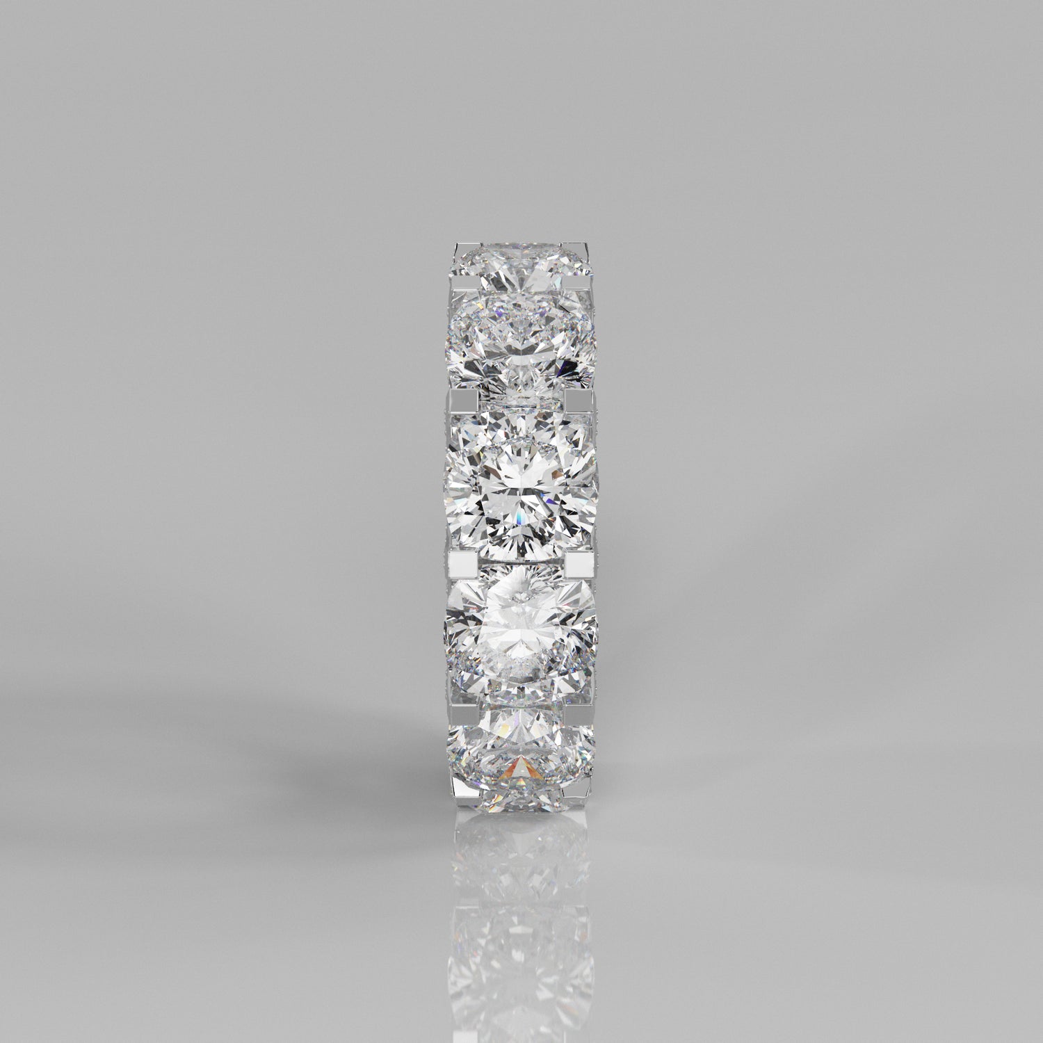 Rockstar Forever Ring - Cushion Diamond Pavé - Mark Gold