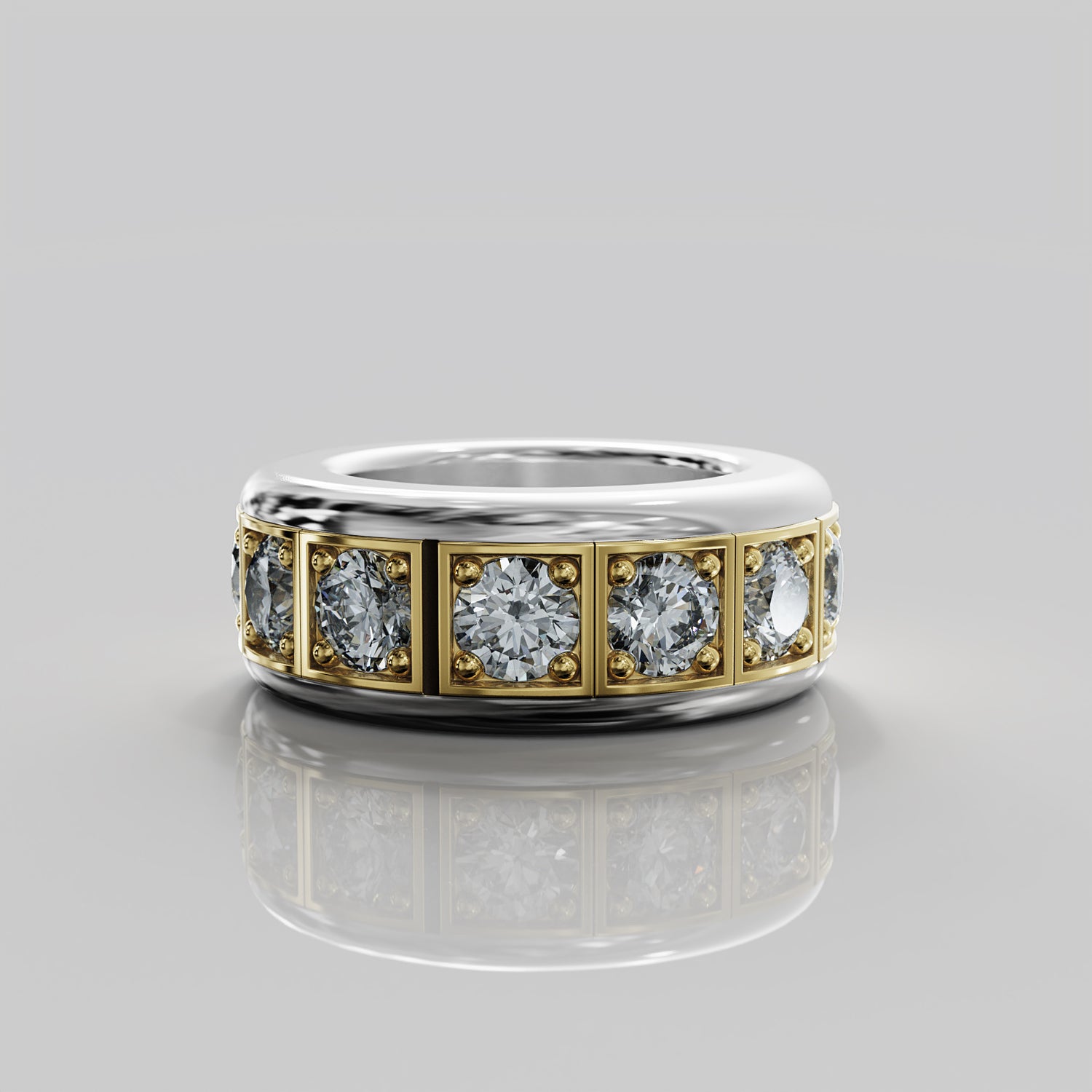 Gold SS Diamond Twister - Mark Gold