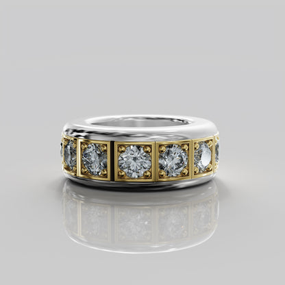 Gold SS Diamond Twister - Mark Gold