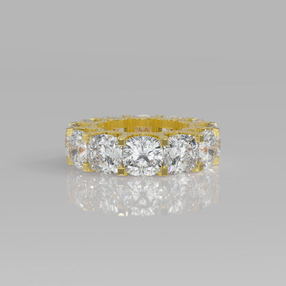Rockstar Forever Ring - Cushion Diamond Pavé - Mark Gold